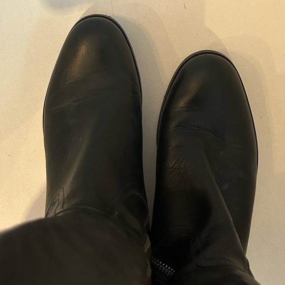 Black leather Coach Mirriam  riding boots - Picture 6 of 7